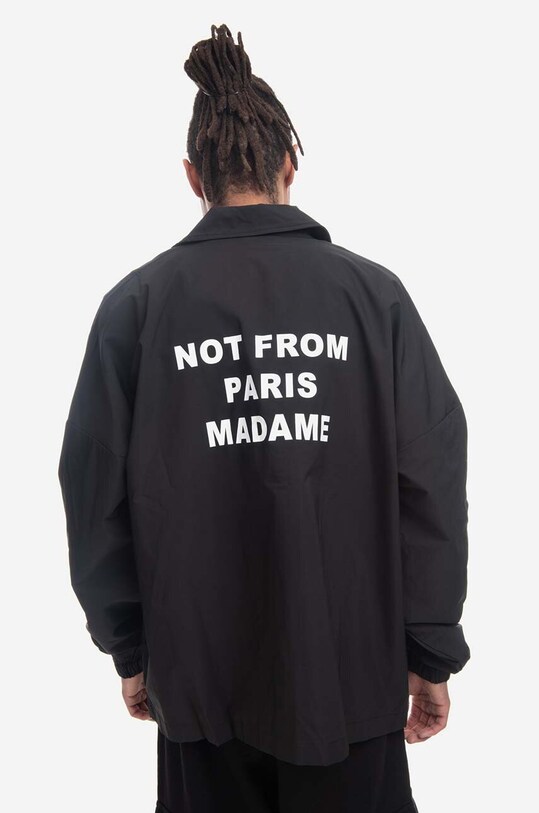Abbigliamento Drôle de Monsieur giacca La Veste Classic Not From Paris Madame PERM.JT008.BL nero