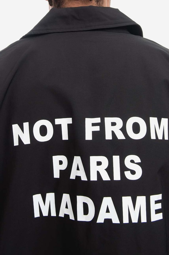 Drôle de Monsieur jacket La Veste Classic Not From Paris Madame black PERM.JT008.BL