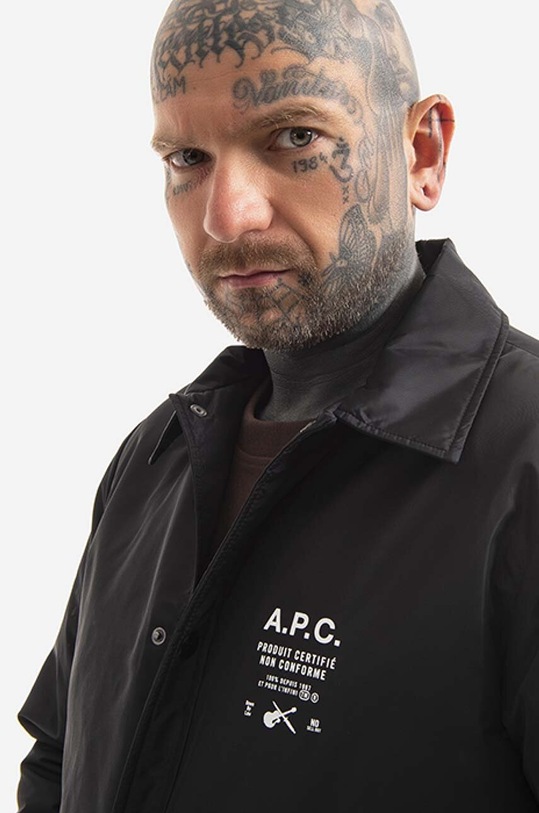 A.P.C. jacket . Blouson Vadim black PAAES.H02705