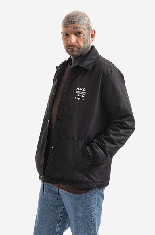 A.P.C. jacket . Blouson Vadim PAAES.H02705 black