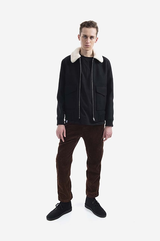 A.P.C. wool jacket Ben WOALD.H02689 black AA00