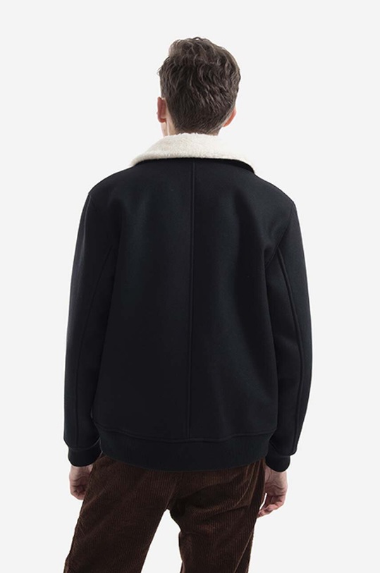 Clothing A.P.C. wool jacket Ben WOALD.H02689 black