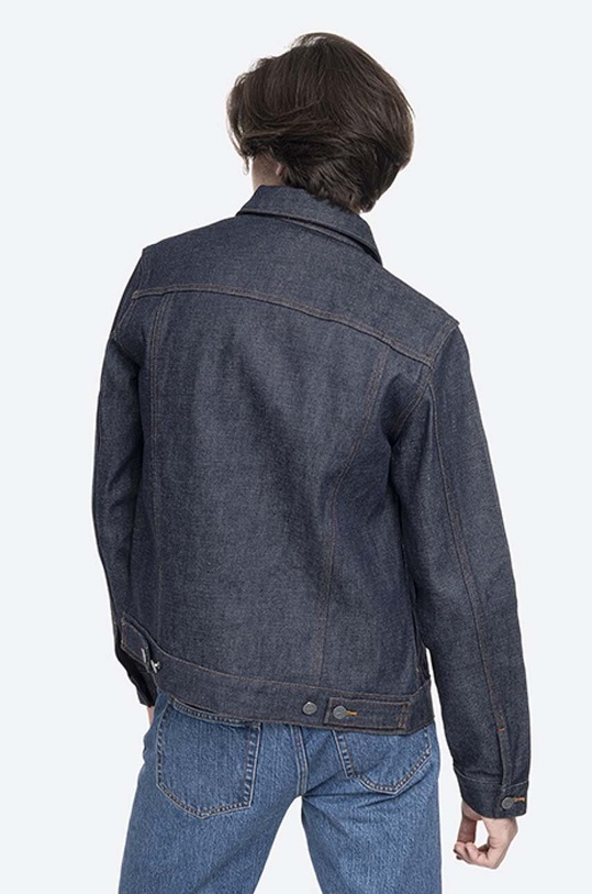 Одяг Бавовняна джинсова куртка A.P.C. Kurtka A.P.C. Veste Jean Work CODBS-H02191 INDIGO CODBS.H02191 темно-синій