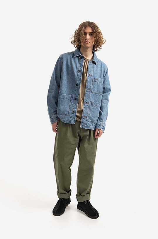 A.P.C. cotton denim jacket A.P.C. Nathanael COEVP-H02609 INDIGO COEVP.H02609 blue AA00