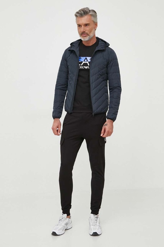 EA7 Emporio Armani kurtka puchowa 8NPB14.PNE1Z granatowy AA00