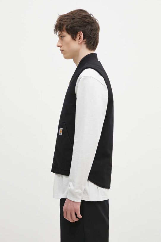 Бавовняна безрукавка Carhartt WIP I026457.BLACK чорний AA00
