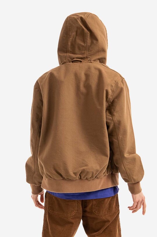 Odzież Carhartt WIP kurtka bawełniana Active Jacket I026484.HAMILTON.B brązowy