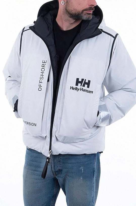 Helly Hansen reversible jacket Heritage Reversible Puffer Planet friendly white 53562