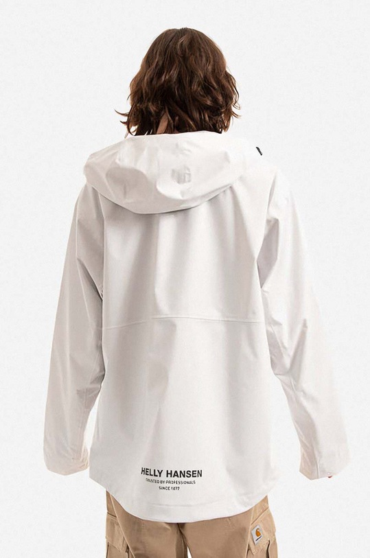 Abbigliamento Helly Hansen giacca impermeabile Move Hooded Rain Jacket 53757 bianco