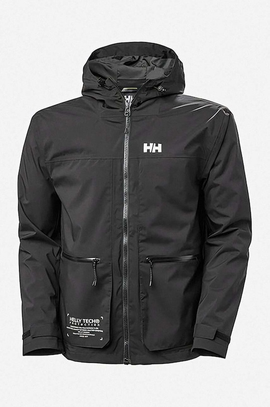 Clothing Helly Hansen rain jacket Move Hooded Rain Jacket 53757 black