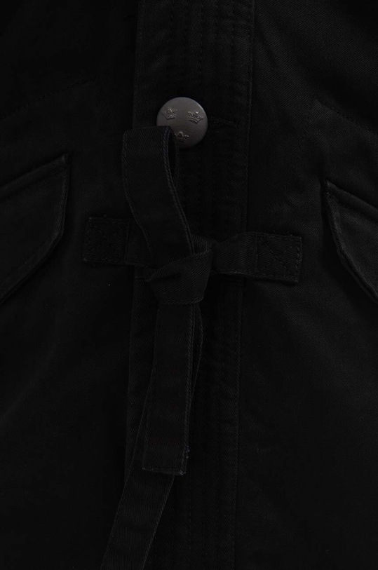 Bunda Maharishi Upcycled M59 Field Kimono Vintage 4096 BLACK 4096.BLACK