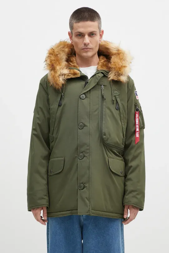 Alpha Industries kurtka Polar Jacket pozostałe zielony 123144.257