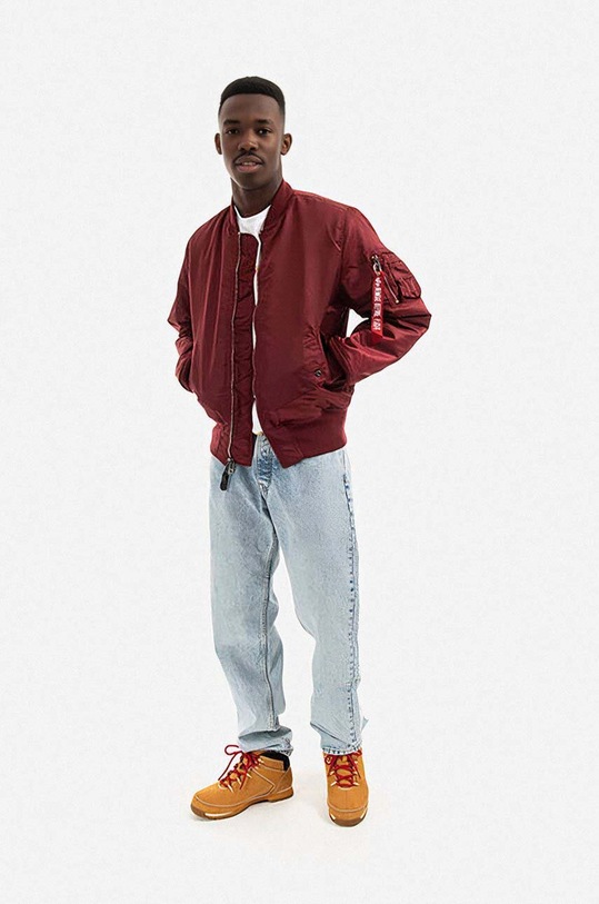 Ruházat Alpha Industries bomber dzseki MA-1 100101 184 100101.184 piros