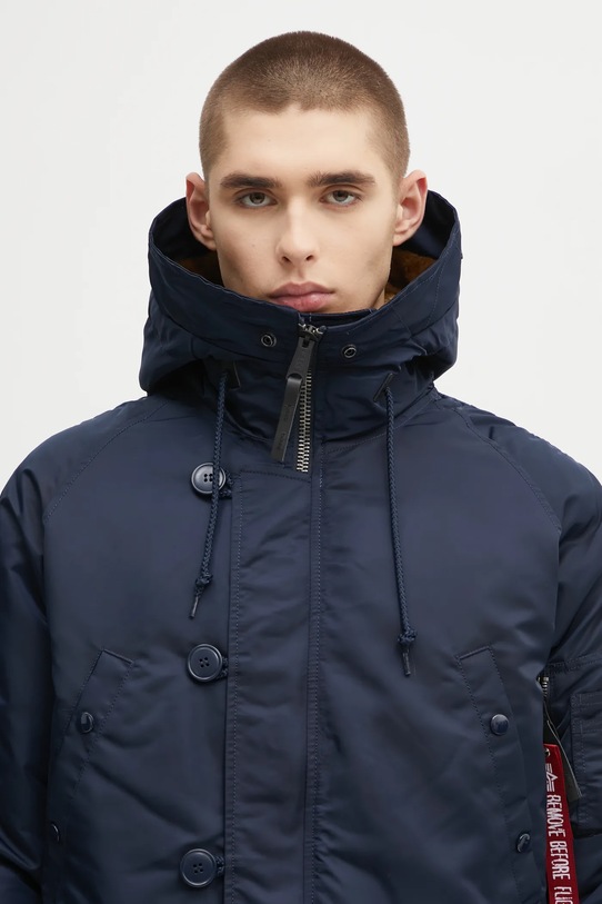 Μπουφάν Alpha Industries N3B 103141 07 σκούρο μπλε 103141.07
