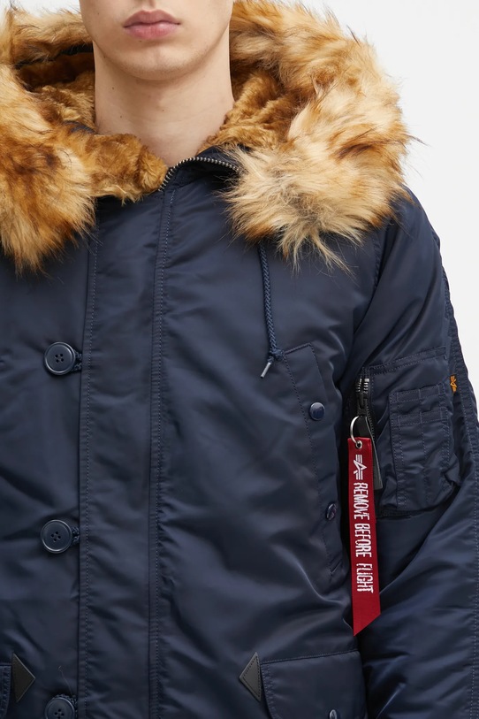 Μπουφάν Alpha Industries N3B 103141 07 103141.07 σκούρο μπλε
