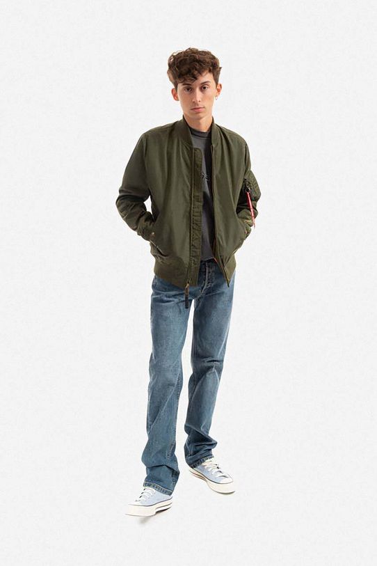 Alpha Industries geacă bomber MA-1 TT 191103.257 verde AA00
