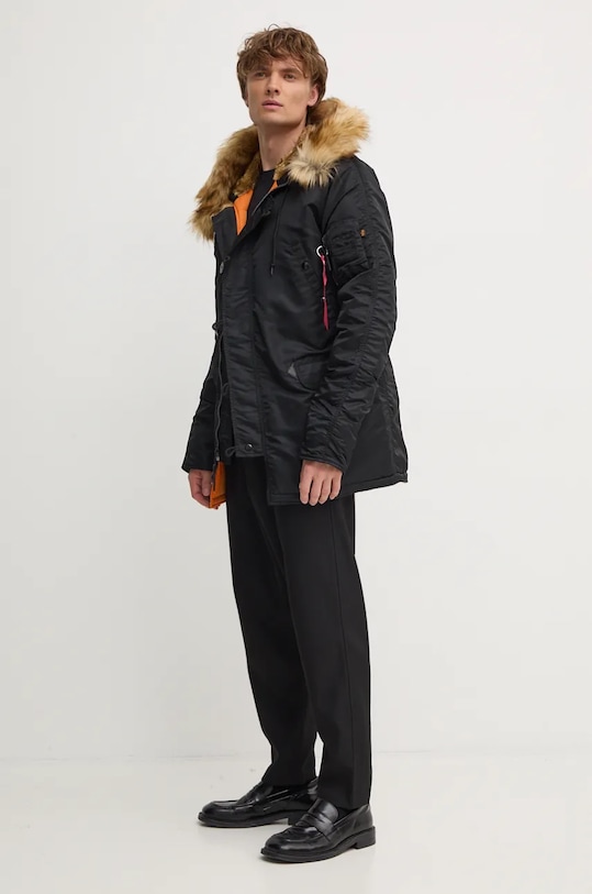 Alpha Industries geacă ALPHA INDUSTRIES PARKA N3B VF 59 103141.03 negru AA00