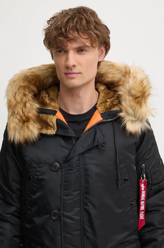 Alpha Industries geacă ALPHA INDUSTRIES PARKA N3B VF 59 negru 103141.03