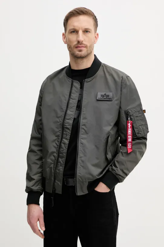 Bomber jakna Alpha Industries Ma-1 Ttc za prijelazno razdoblje siva 126101.136