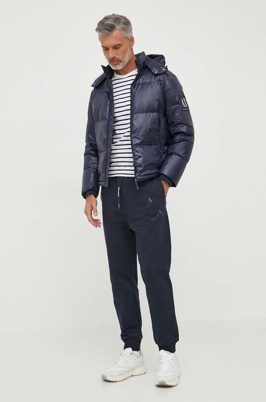 Пухова куртка Armani Exchange 8NZB70.ZNYNZ.NOS темно-синій AA00