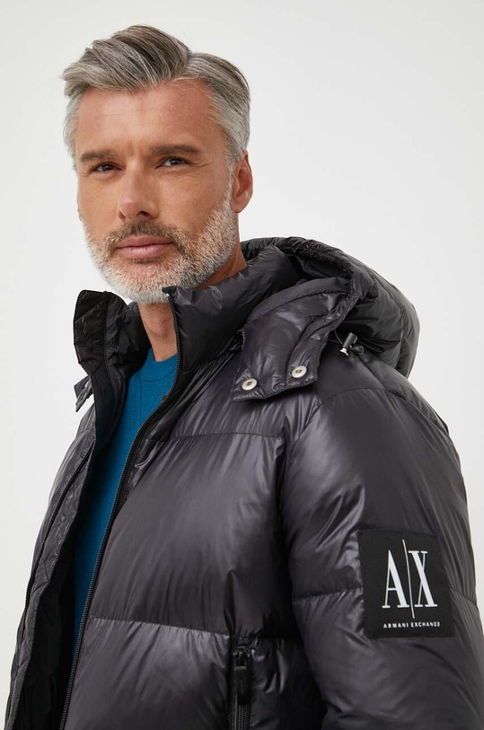 Armani Exchange kurtka puchowa 8NZB70.ZNYNZ.NOS czarny