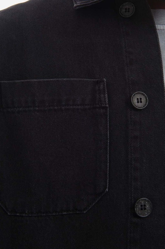 Makia kurtka jeansowa Makia Drill Jacket M30152 998 M30152 czarny AA00