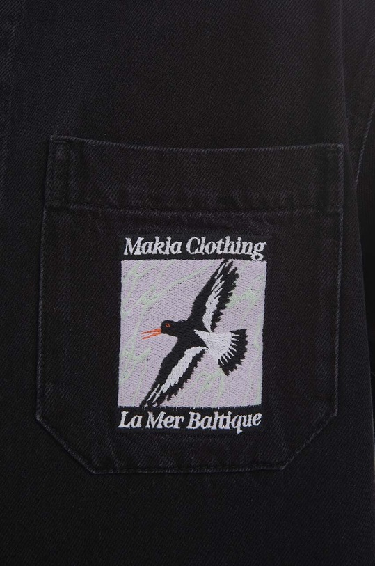 Makia kurtka jeansowa Makia Drill Jacket M30152 998 czarny M30152