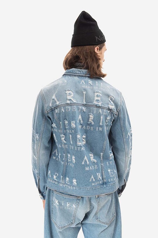 Aries giacca di jeans blu AR70001