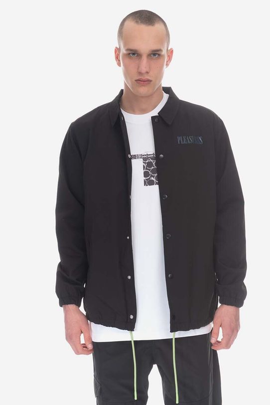 PLEASURES jacket Bended Coach Jacket without black P23SP005
