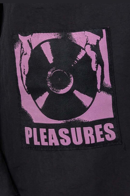 PLEASURES shirt Stare Long Sleeve Overshirt P23SP013 black AA00