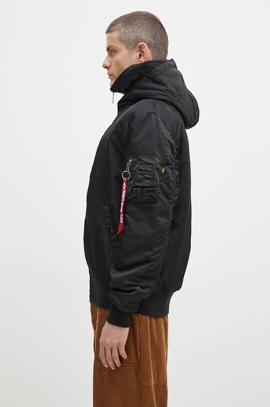 Alpha Industries geacă MA-1 Hooded negru 158104.03
