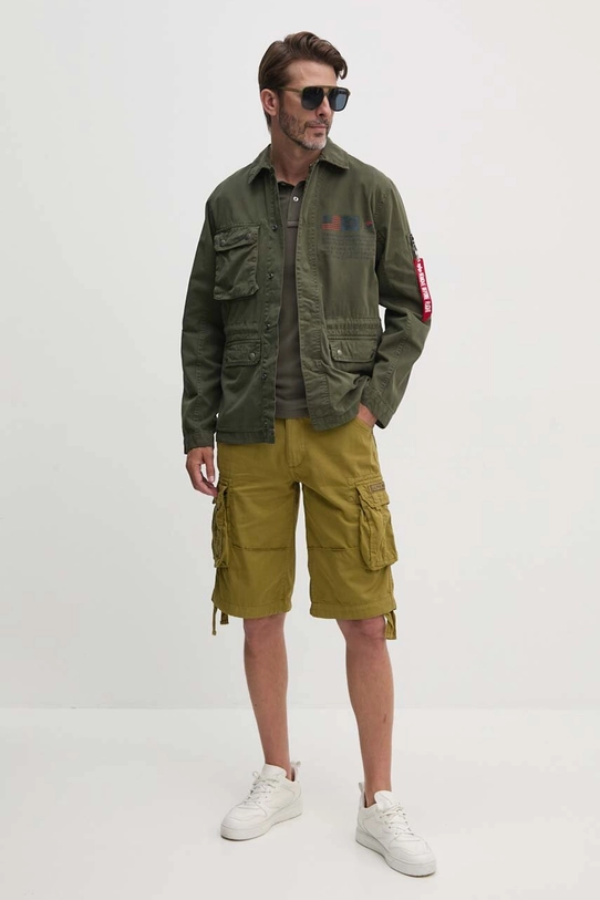 Alpha Industries giacca Field Jacket LWC 136115 136 136115.136 verde AA00