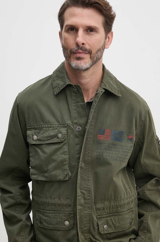 Bunda Alpha Industries Field Jacket LWC 136115 136 zelená 136115.136