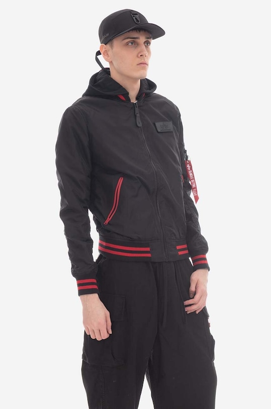 Bunda Alpha Industries MA-1 TT Hood Defense 126108 03 nezateplené černá 126108.03