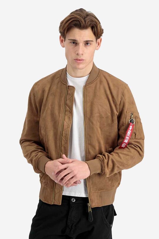 Alpha Industries bomber jacket MA-1 VF Vegan Suede 106107 13