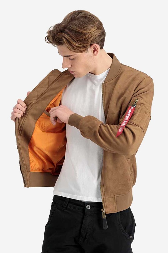 Alpha Industries bomber jacket MA-1 VF Vegan Suede 106107 13 106107.13