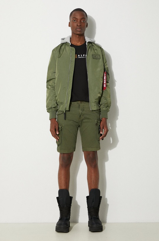 Alpha Industries jacket MA-1 TT Hood BP Ref. 106103 01 106103.01 green AA00