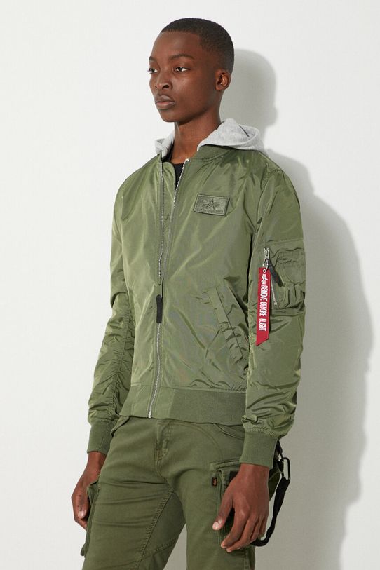 Alpha Industries kurtka MA-1 TT Hood BP Ref. 106103 01 zielony 106103.01