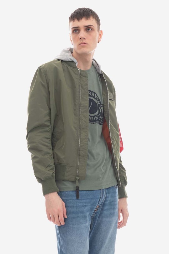 Куртка Alpha Industries MA-1 TT Hood BP Ref. 106103 01 106103.01 зелений