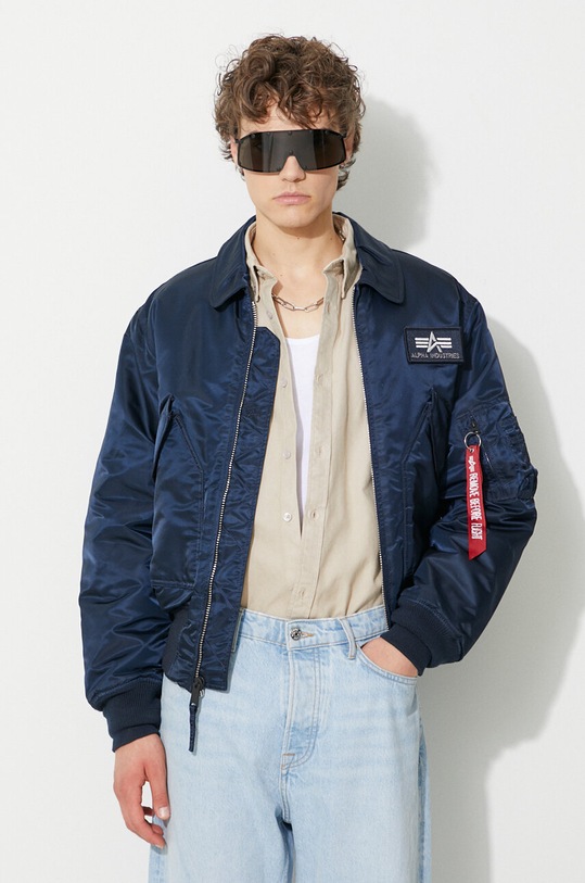 Alpha Industries kurtka bomber CWU 45 100102 07 granatowy 100102.07