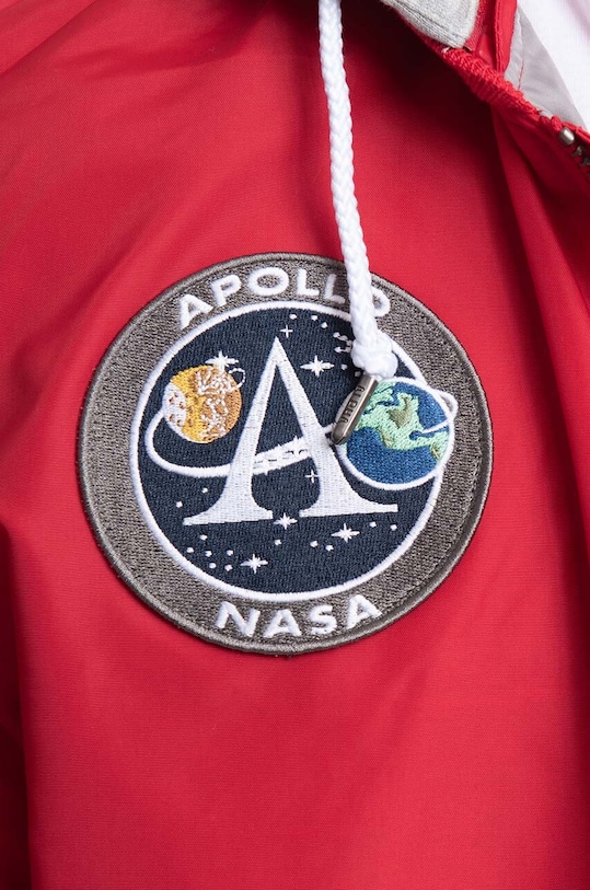 Alpha Industries bomber dzseki MA-1 Zip Hood Apollo 13616 665 136106.665 piros