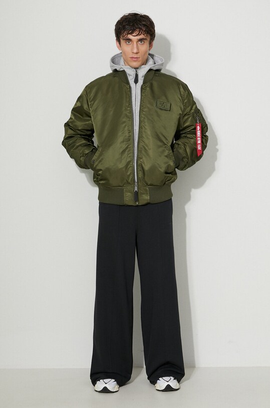 Bunda Alpha Industries MA-1 D-Tec 183110 257 183110.257 zelená AW23