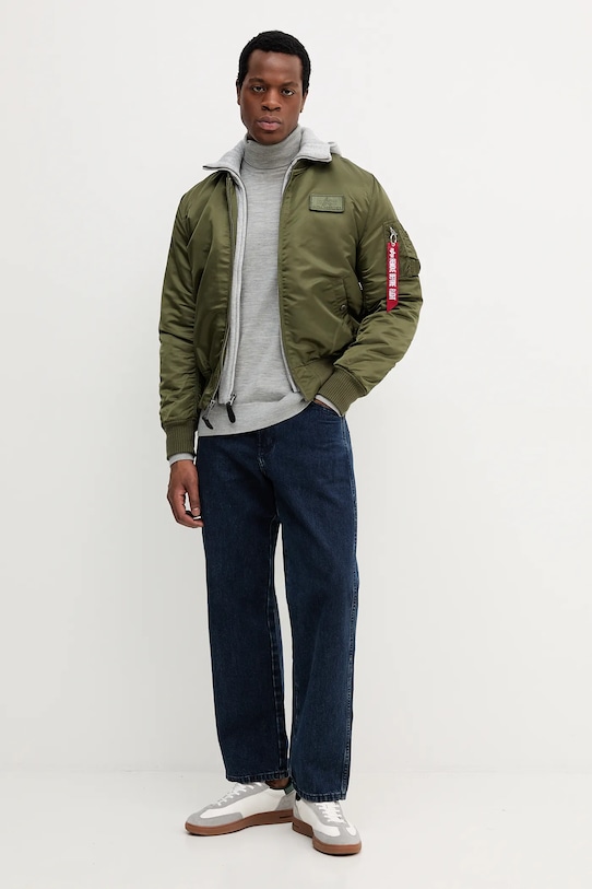Bunda Alpha Industries MA-1 D-Tec 183110 257 183110.257 zelená AW25