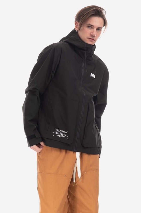 Куртка Helly Hansen Move Rain з капюшоном чорний 53960