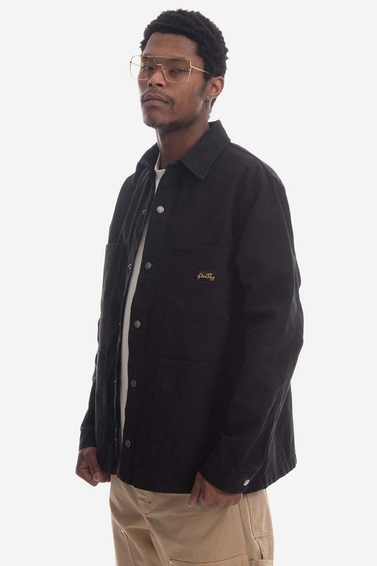 Bavlněná bunda Stan Ray Barn Jacket SS23037BLA nezateplené černá SS23037BLA