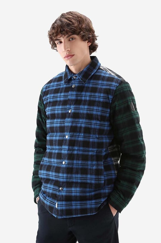 Woolrich down jacket Check Overshirt