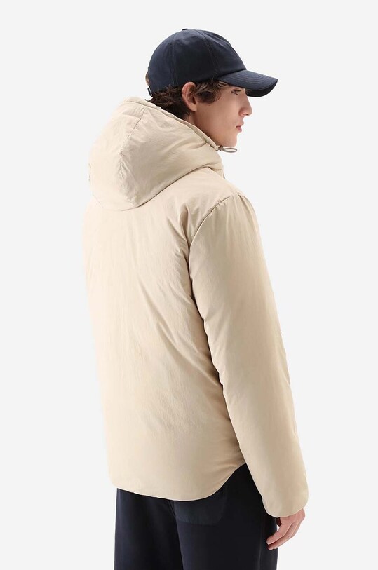 Woolrich kurtka puchowa Eco Aleutian beżowy CFWOOU0715MRUT3327