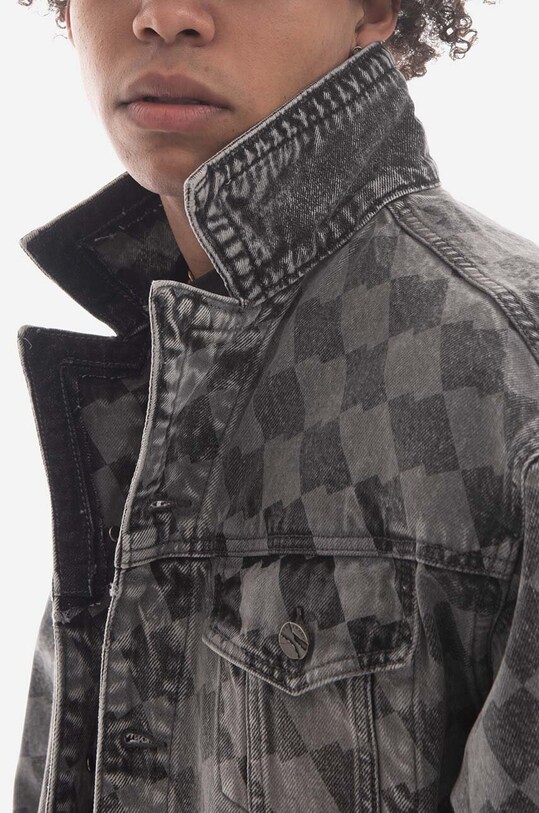 Džínová bunda Ader Error BMADSSJK1601GR šedá