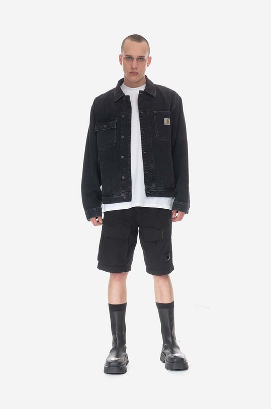 Carhartt WIP kurtka jeansowa Saledo Jacket nieocieplane czarny I031925