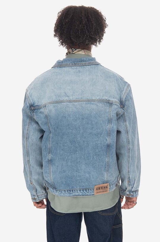 Τζιν μπουφάν Guess μπλε M3GG77.D4XY0